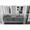 Castello Usa Amazon 84-inch Gray Vanity Set with Gray Top and Black Handles CB-MC-84G-BL-2056-GR - alternate 8
